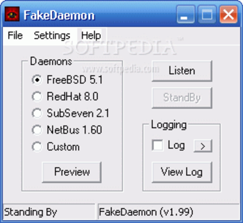 FakeDaemon screenshot