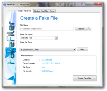 FakeFiler screenshot