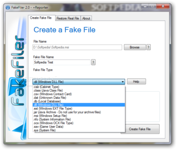 FakeFiler screenshot 2