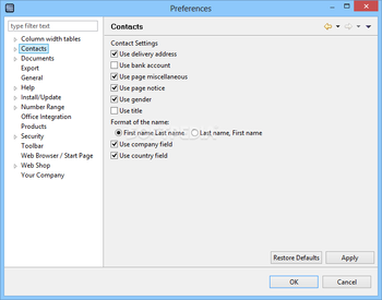 Fakturama  screenshot 14