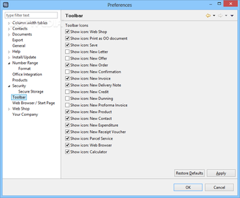 Fakturama  screenshot 21