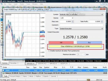 Falcofx Metatrader screenshot