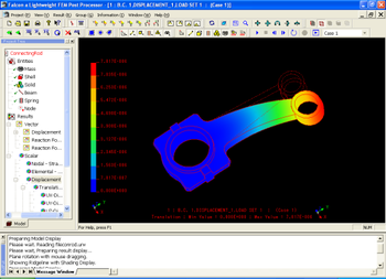 Falcon a Lightweight FEM Post Processor screenshot