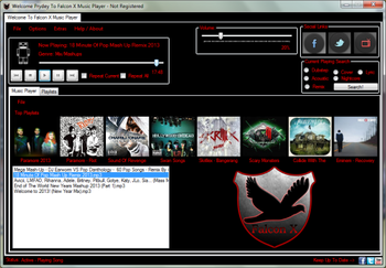 Falcon X Music Player screenshot