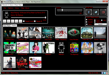 Falcon X Music Player screenshot 2