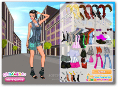 Fall Street Fashion Dress Up screenshot
