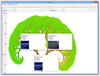 Family tree screenshot