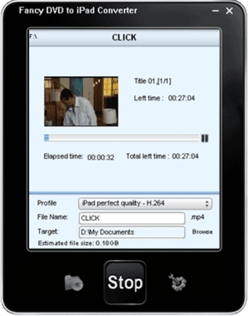 Fancy DVD to iPad Converter screenshot