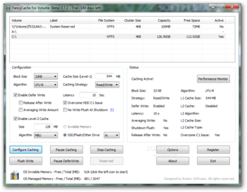 FancyCache for Volume screenshot