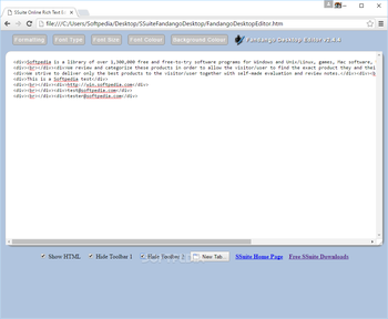 Fandango Desktop Editor screenshot 2