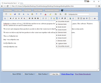 Fandango Desktop Editor screenshot 8