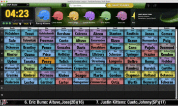 FanDraft Baseball screenshot