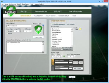 FanDraft Football screenshot