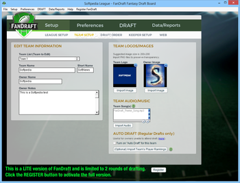 FanDraft Football screenshot 2