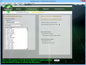 FanDraft Football screenshot 9