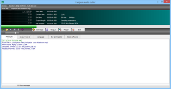 Fangxun audio cutter screenshot
