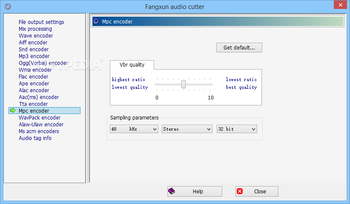 Fangxun audio cutter screenshot 7