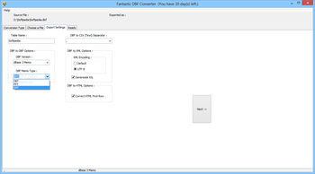 Fantastic DBF Converter screenshot 2