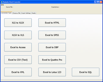 Fantastic Excel Converter screenshot