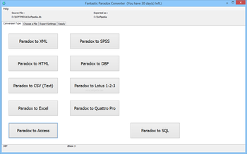 Fantastic Paradox Converter screenshot