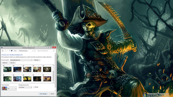 Fantasy Pirates Windows 7 Theme screenshot