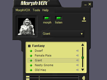 Fantasy Voices - MorphVOX Add-on screenshot