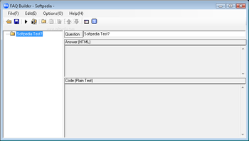 FAQ Builder screenshot