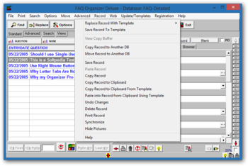 FAQ Organizer Deluxe screenshot 5