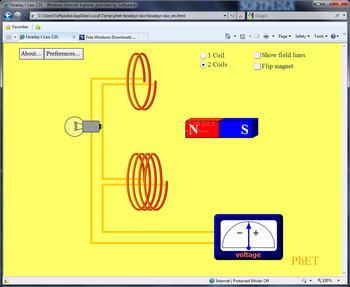 Faraday's Law screenshot