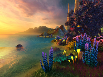 Faraway Planet 3D Screensaver screenshot