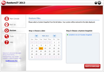 FarStone RestoreIT screenshot 4