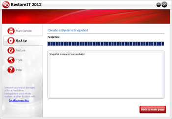 FarStone RestoreIT screenshot 8