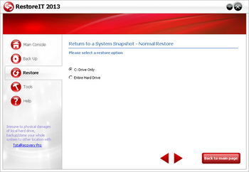 FarStone RestoreIT screenshot 9