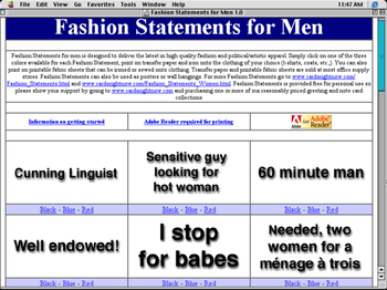 Fashion Statements for Men screenshot