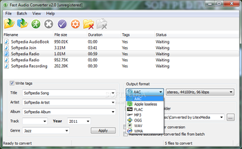 Fast Audio Converter screenshot 2