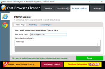 Fast Browser Cleaner screenshot 3