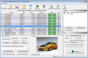 Fast Duplicate File Finder screenshot 2