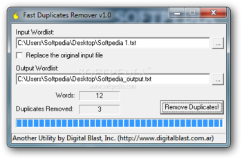 Fast Duplicates Remover screenshot