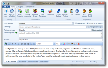 Fast Email Sender screenshot