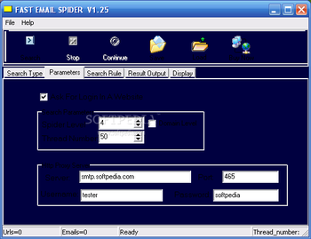 Fast Email Spider screenshot 2