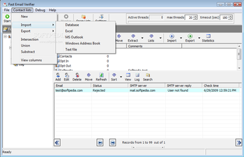 Fast Email Verifier Pro screenshot 2