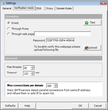 Fast Email Verifier Pro screenshot 4