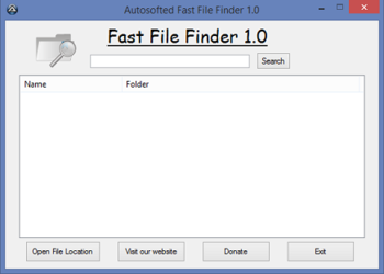 Fast File Finder screenshot