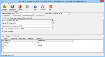 Fast Find and Replace screenshot 2