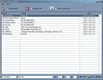 Fast Input Anywhere screenshot