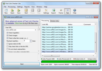 Fast Link Checker Lite screenshot 3