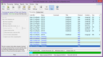 Fast Link Checker Lite screenshot