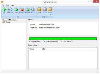 Fast Link Checker screenshot