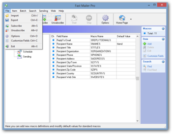 Fast Mailer Pro screenshot 2