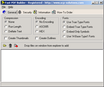 Fast PDF Builder screenshot